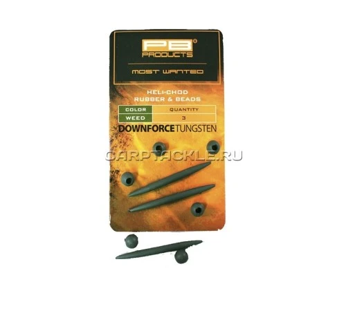 Набор Вертолет PB Products Heli-Chod X-small Rubber Beads Grav